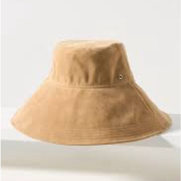 Anthropologie Wyeth Waterproof Tan Women\'s Bucket Hat New O/S main image 6